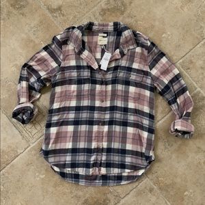 American Eagle Plaid Top